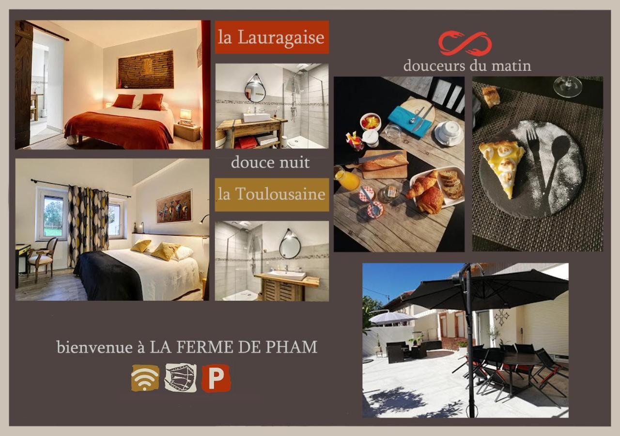 Bed and Breakfast La Ferme De Pham Belberaud Экстерьер фото